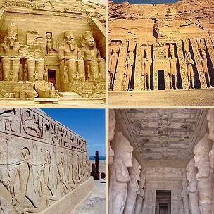 The temples at Abu Simbel