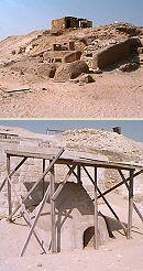 Tombs of the pyramid builders at Giza. Courtesy of Guardians Net.